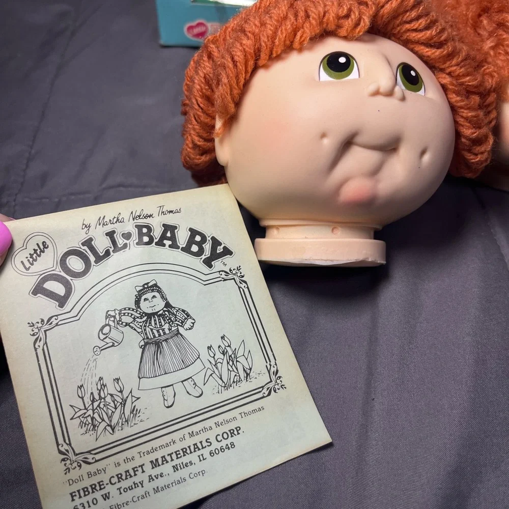 Vintage Doll Baby Heads‎ Lot of 5 | 1984 Martha Nelson Thomas New Cabbage Patch